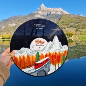 vinyle aiguille du midi, chamonix mont blanc