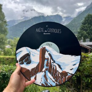 vinyle aiguille du midi, chamonix mont blanc