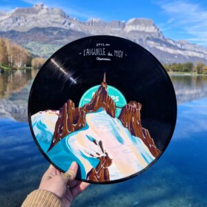 vinyle aiguille du midi, chamonix mont blanc