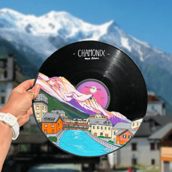 vinyle aiguille du midi, chamonix mont blanc