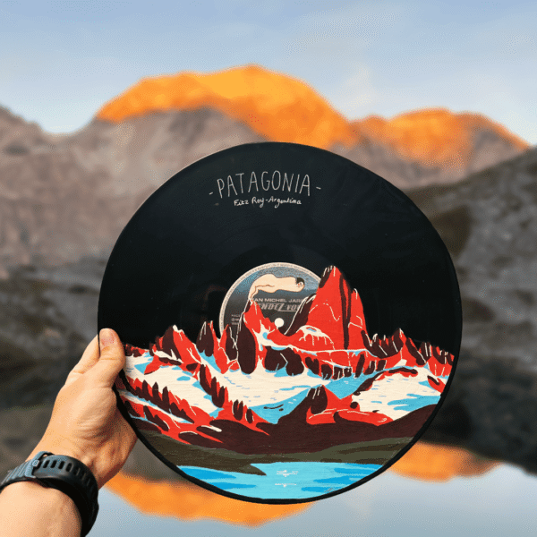 vinyle aiguille du midi, chamonix mont blanc