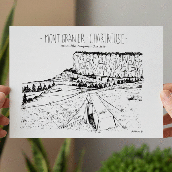 illustration mont granier chartreuse