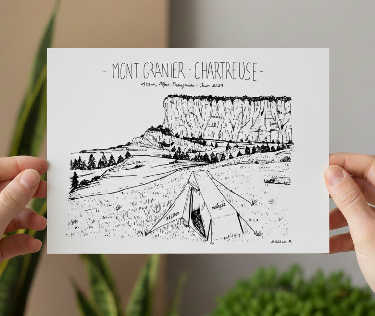 illustration mont granier chartreuse illustration mont granier chartreuse