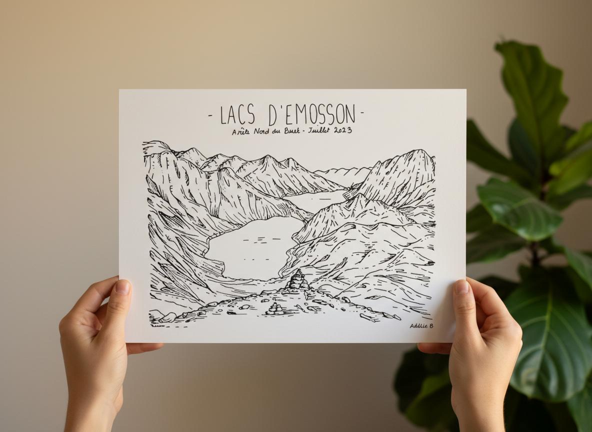illustration les lacs d'emosson illustration les lacs d'emosson