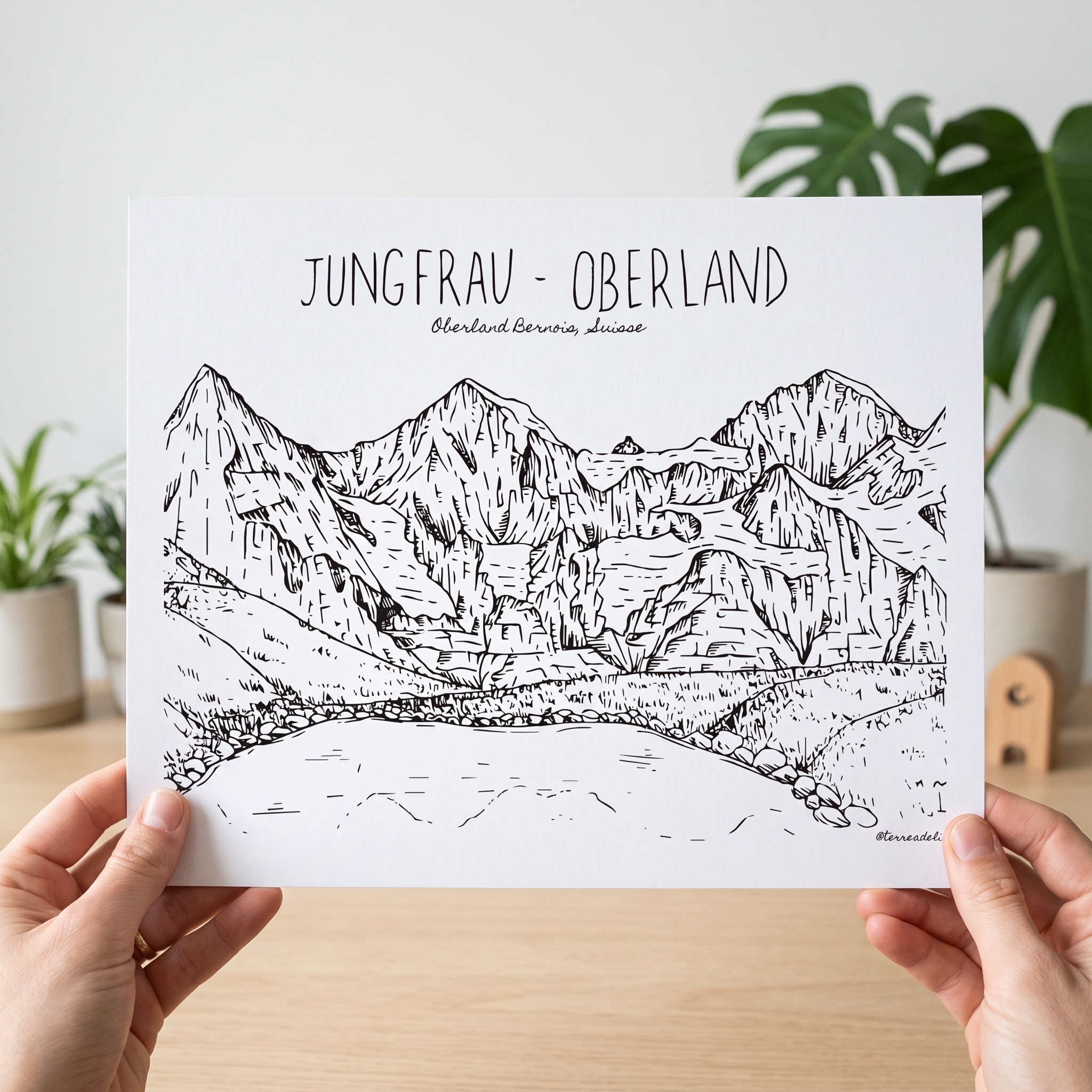 illustration jungfrau, oberland illustration jungfrau, oberland