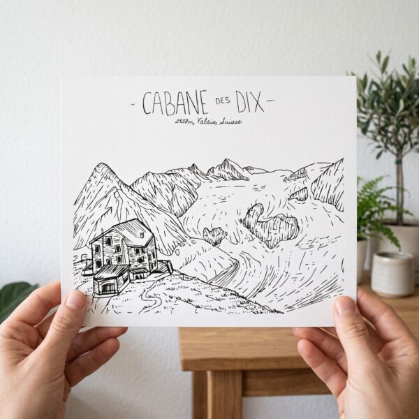 illustration cabane des dix
