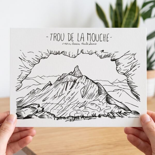 illustration trou de la mouche, aravis