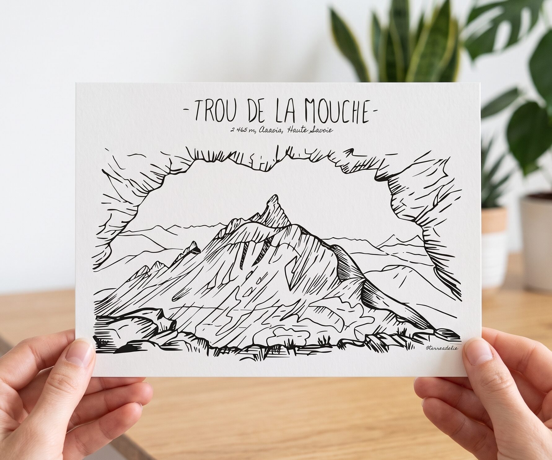 illustration trou de la mouche, aravis illustration trou de la mouche, aravis