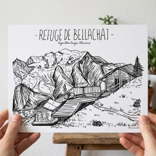 illustration refuge de bellachat